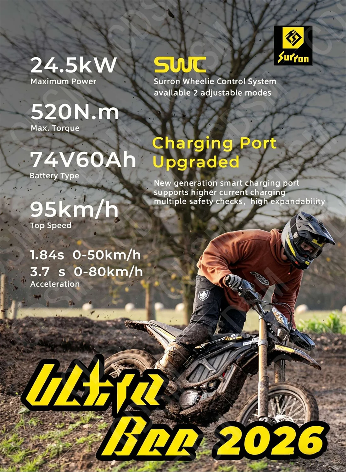 2026 Surron Ultra Bee HP 24.5kW - Image 3